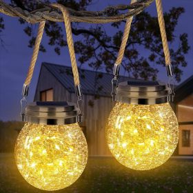 Solar Lantern Crackle Glass Ball Solar Lantern Crackle Glass Ball